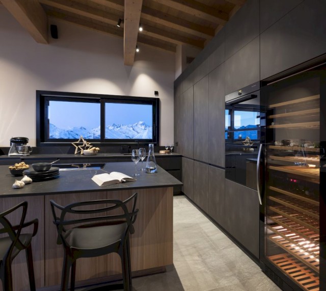 Les Arcs Location Chalet Luxe Arkutine Cuisine