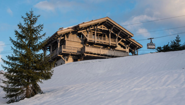 Megève Location Chalet Luxe Malalchite Extérieur