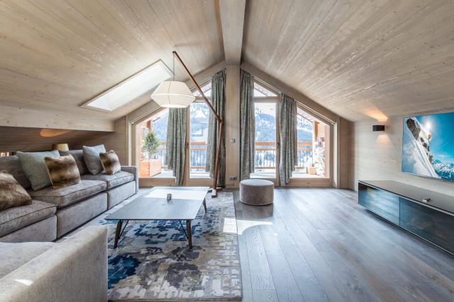 Meribel Location Appartement Luxe Niuli Séjour 