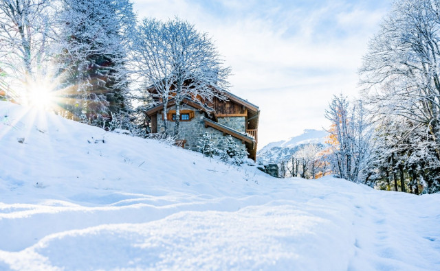 Méribel Location Chalet Luxe Betafite Extérieur