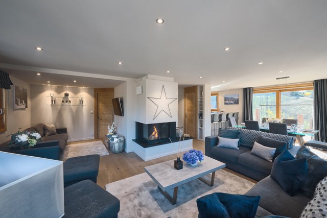 Morzine Luxury Rental Chalet Morzinute Living Room