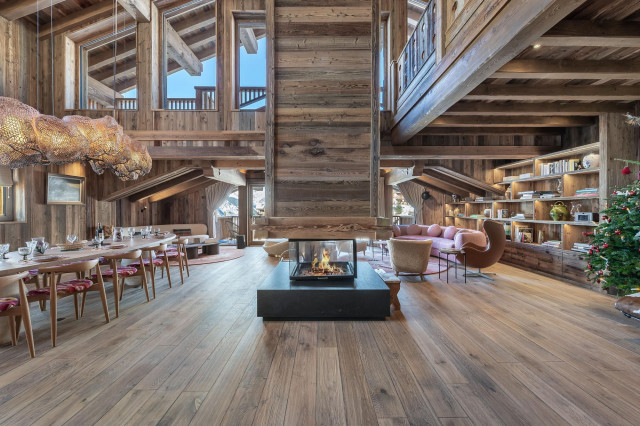 Saint Martin Belleville Location Chalet Luxe Ipala Séjour 