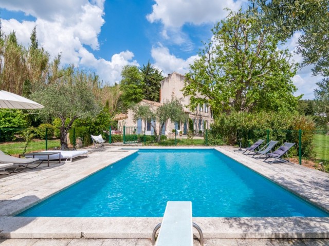 Saint Rémy De Provence Location Villa Luxe Micavite Piscine