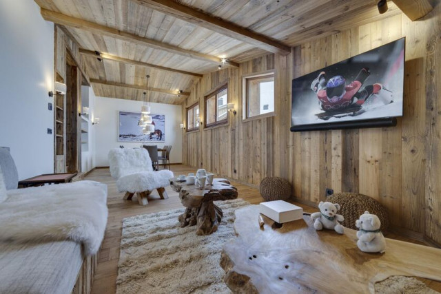 Tignes Location Appartement Luxe Annikite Salon 2