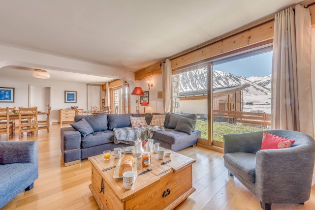 Tignes Location Chalet Luxe Valumarite Séjour