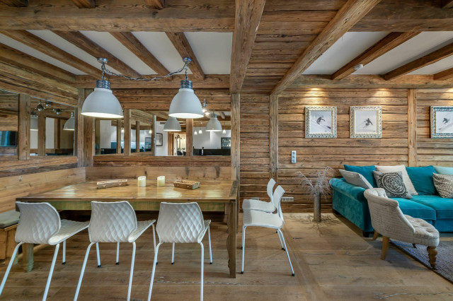 Val D'Isère Location Appartement Luxe Valdiu Salle A Manger