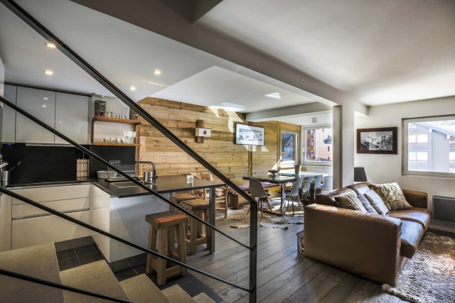 Val d’Isère Luxury Rental Apartment Vasilite Living Area