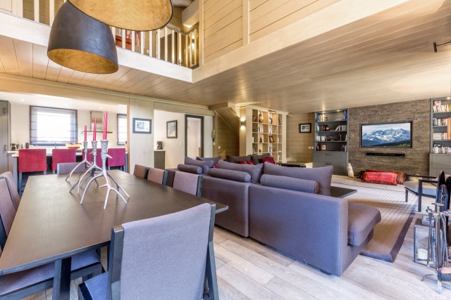 Val d’Isère Location Appartement Luxe Vaxite Séjour