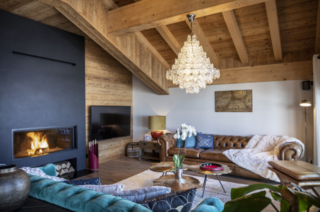 Val Thorens Location Chalet Luxe Torinan Salon