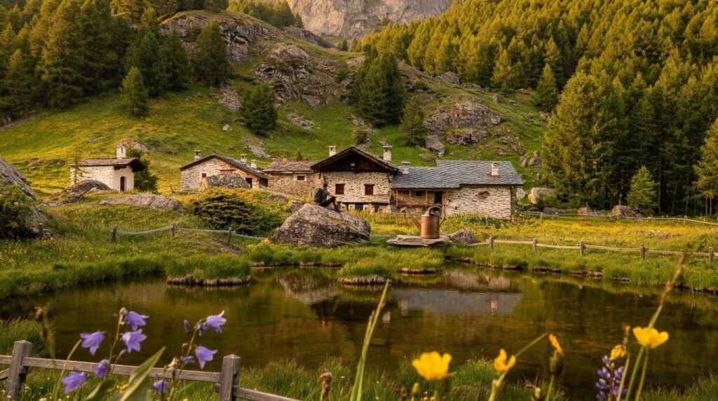 Hameau du Monal à Sainte-Foy-Tarentaise : accès et randonnée