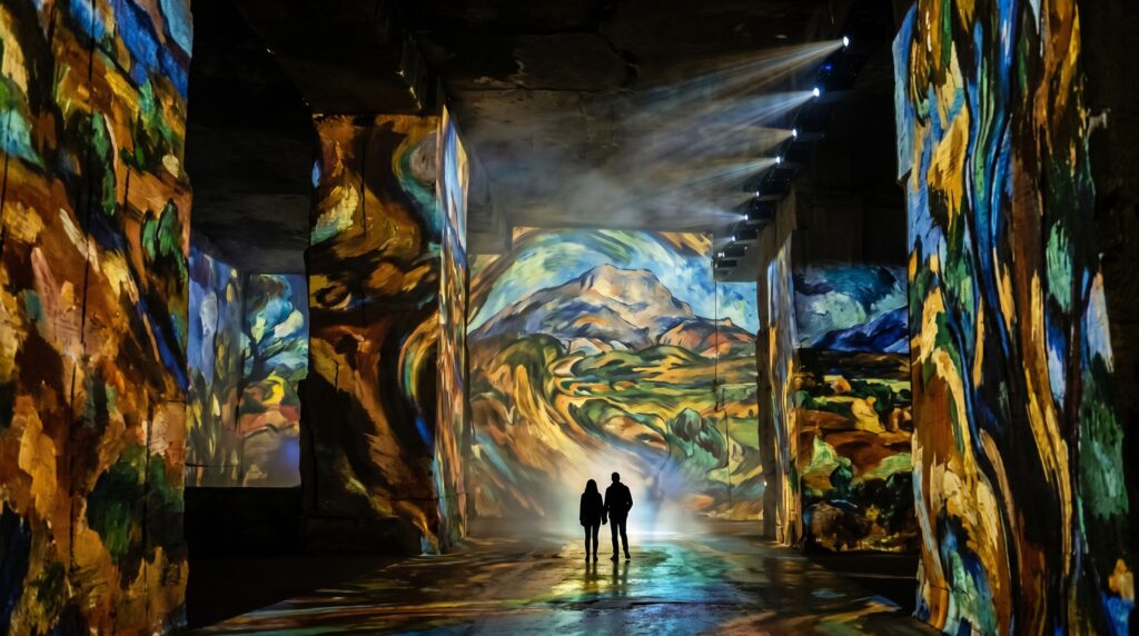 Carrières de Lumières aux Baux-de-Provence : l&rsquo;art immersif dans une carrière millénaire