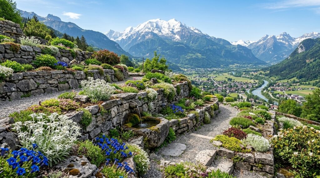 Alpine Botanic Garden La Jaÿsinia: 8000 plants from around the world above Samoëns