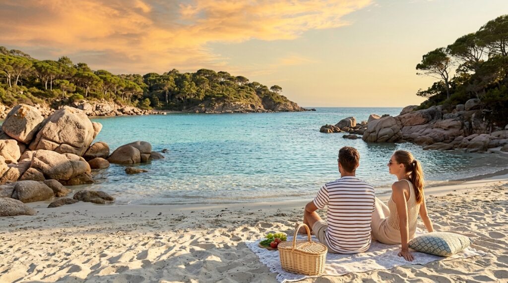 Plage de Canella : 400m de sable fin au sud de Solenzara