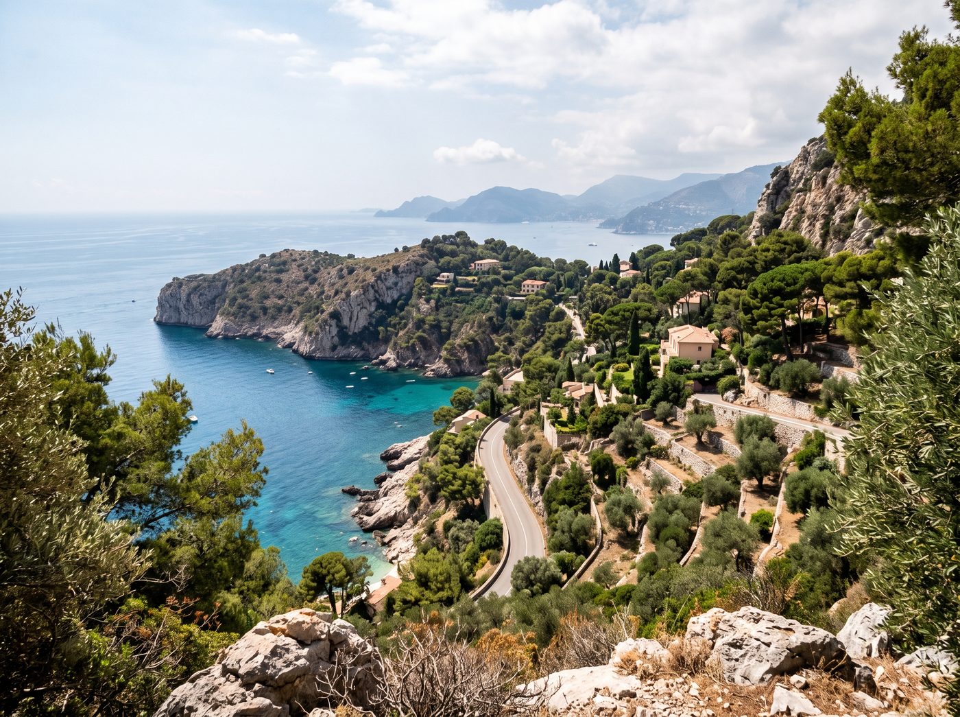 La Côte d'Azur, de la presqu'île aux Caps