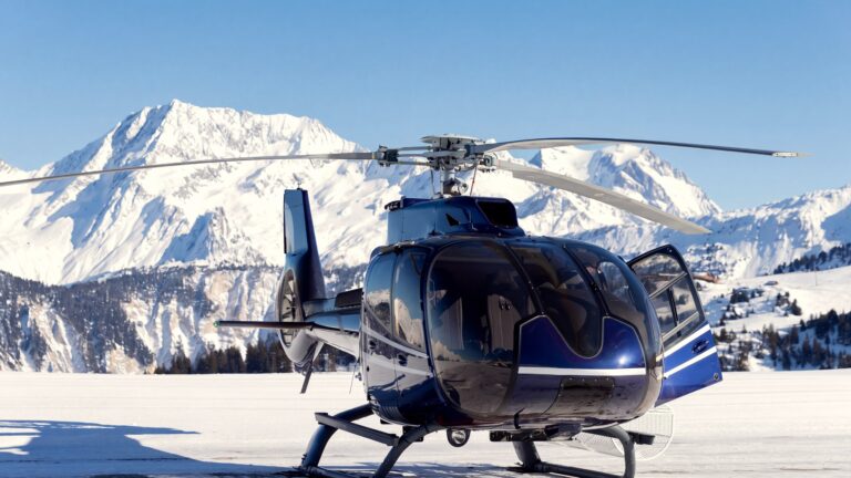 Transfert en hélicoptère de Genève à Courchevel : durée, dates et horaires