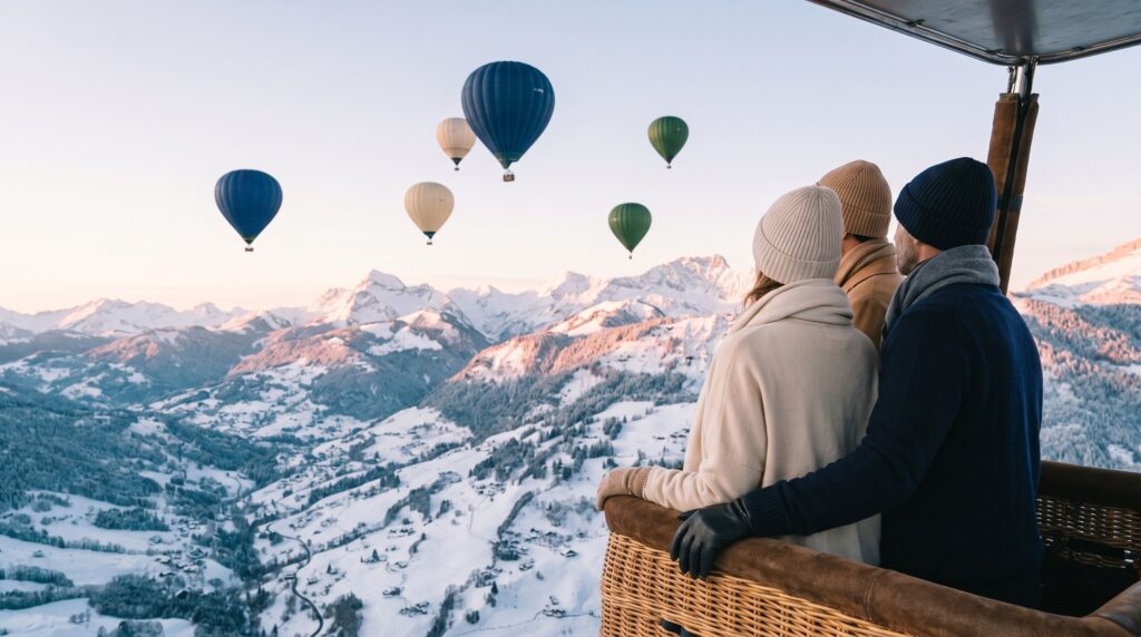 Montgolfière à Megève