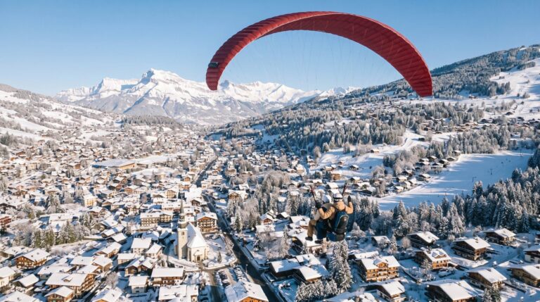 Parapente à Megève