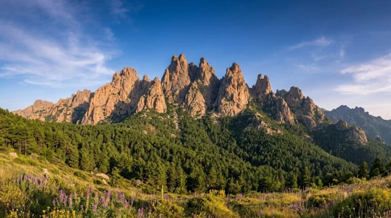 Aiguilles de Bavella : sept pics de granit au cœur de la Corse