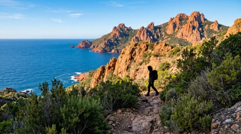 Estérel Massif: hiking in the red porphyry of Mont Vinaigre