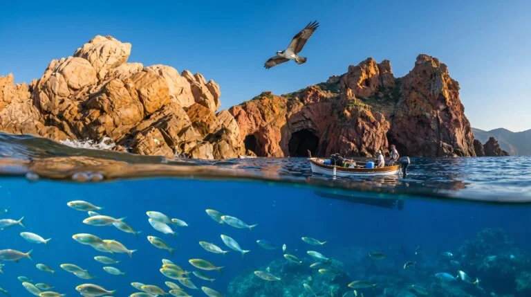 Réserve naturelle de Scandola : porphyre rouge, balbuzards et UNESCO depuis 1983
