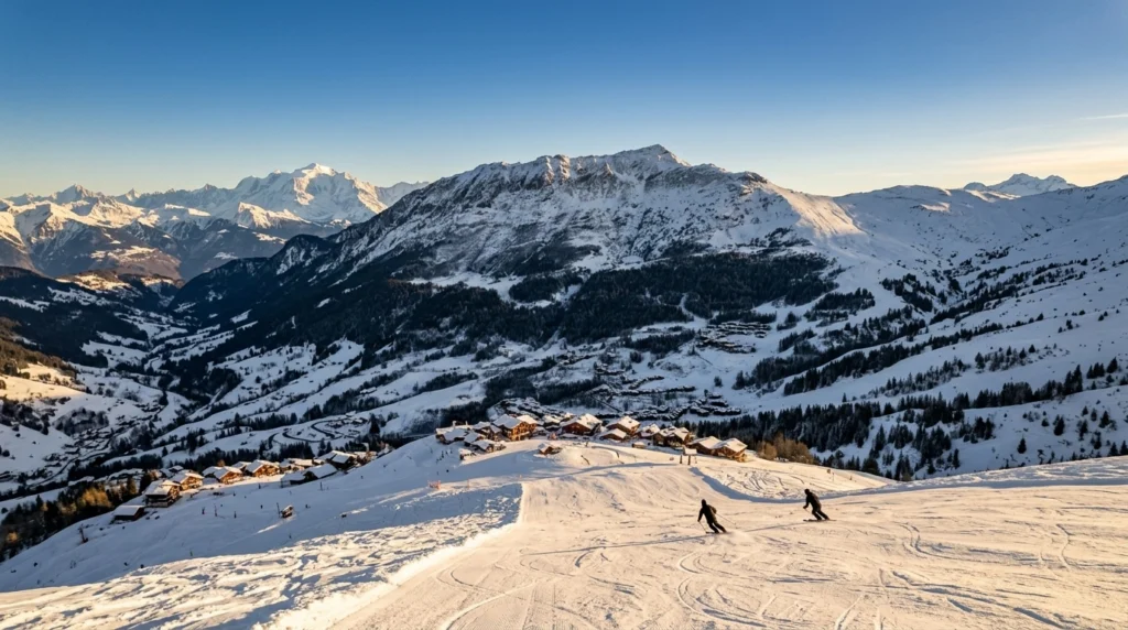 Grand Domaine de Valmorel: 165km straddling two valleys